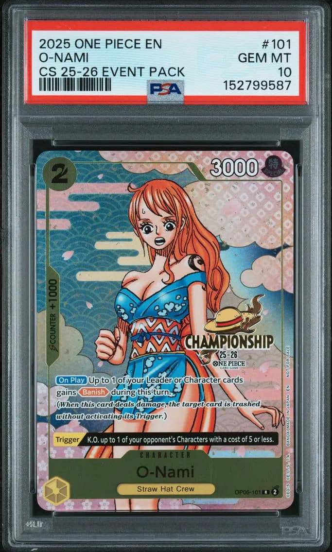O-Nami, PSA 10