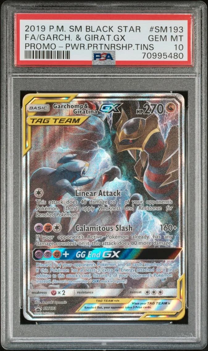 Full Art/Garchomp & Giratina GX, PSA 10