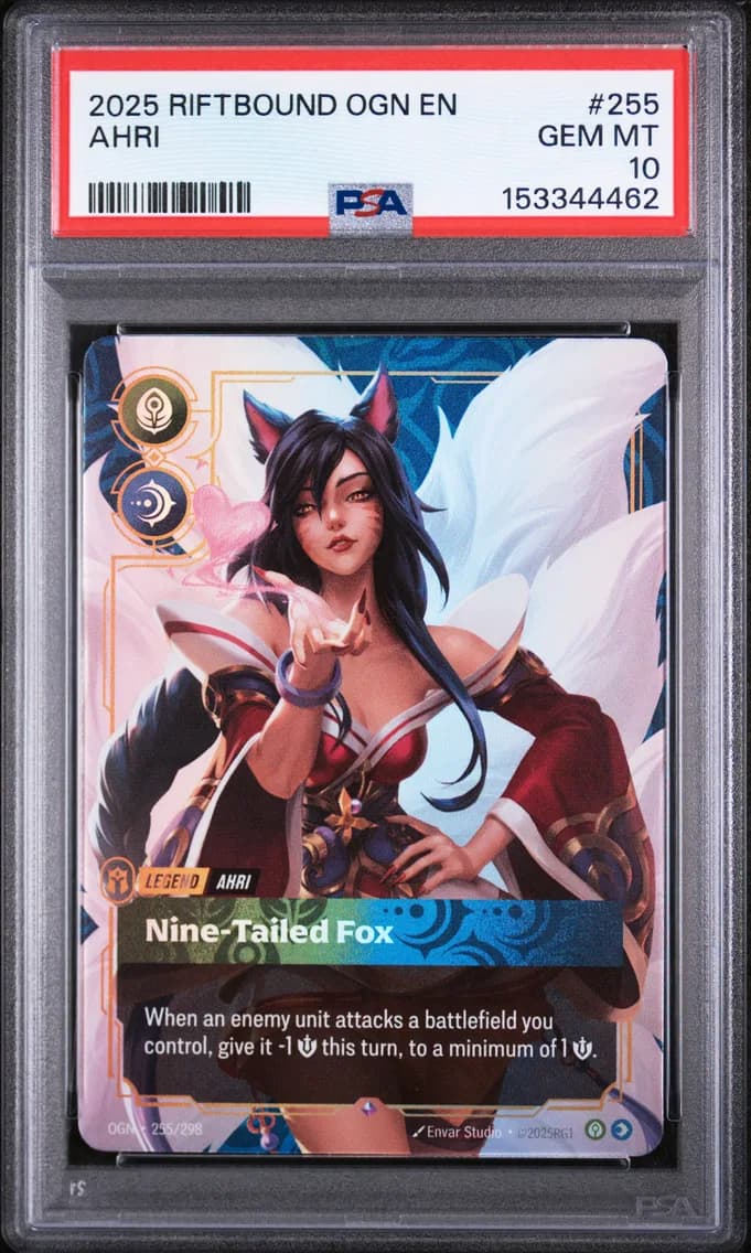 Ahri - Nine-Tailed Fox, PSA 10