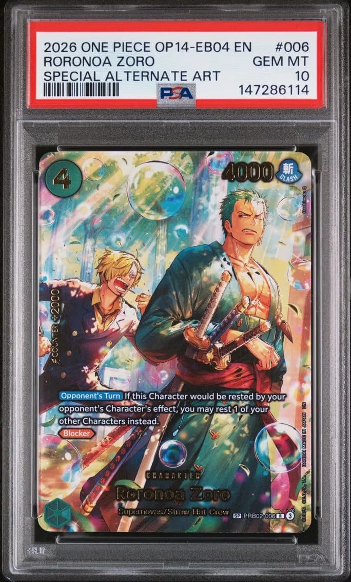 Roronoa Zoro, PSA 10