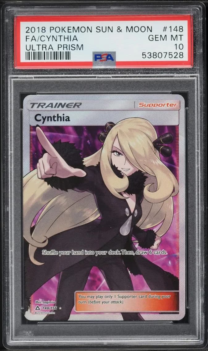 Full Art/Cynthia, PSA 10