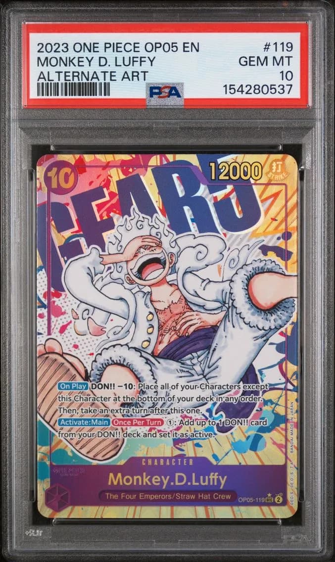 Monkey D. Luffy, PSA 10