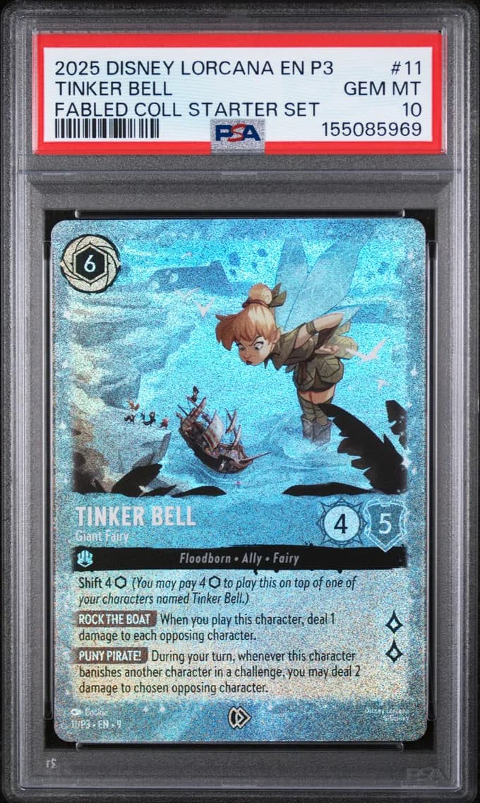 Tinker Bell - Giant Fairy, PSA 10
