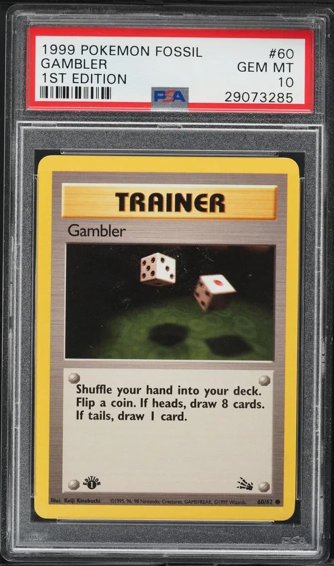Gambler 1st Edition, PSA 10
