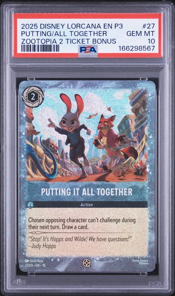 Putting It All Together, PSA 10