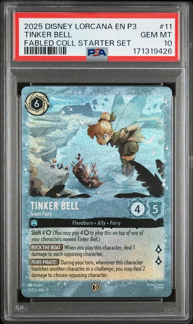 Tinker Bell - Giant Fairy, PSA 10