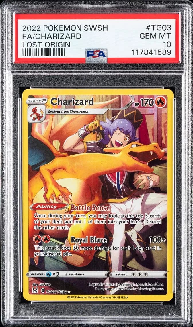 Full Art/Charizard, PSA 10