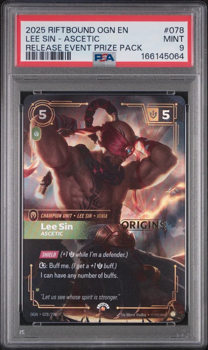 Lee Sin - Ascetic, PSA 9