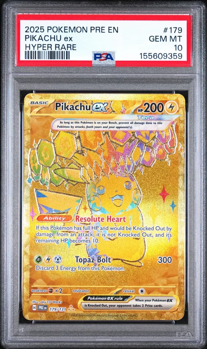 Pikachu EX, PSA 10