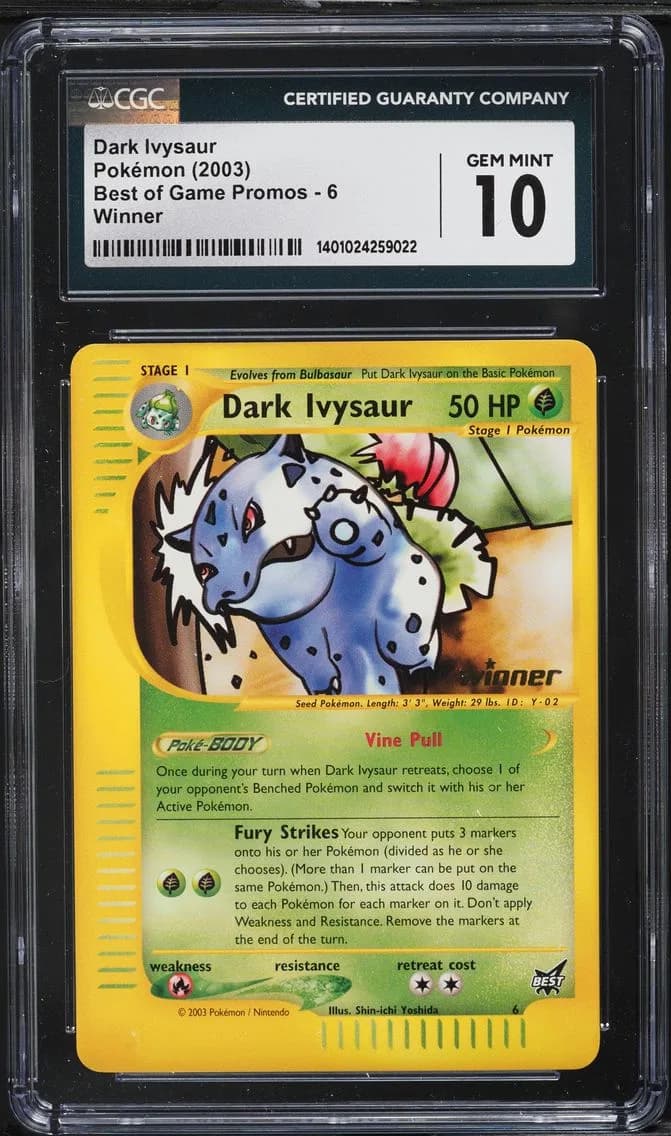 Dark Ivysaur, CGC 10