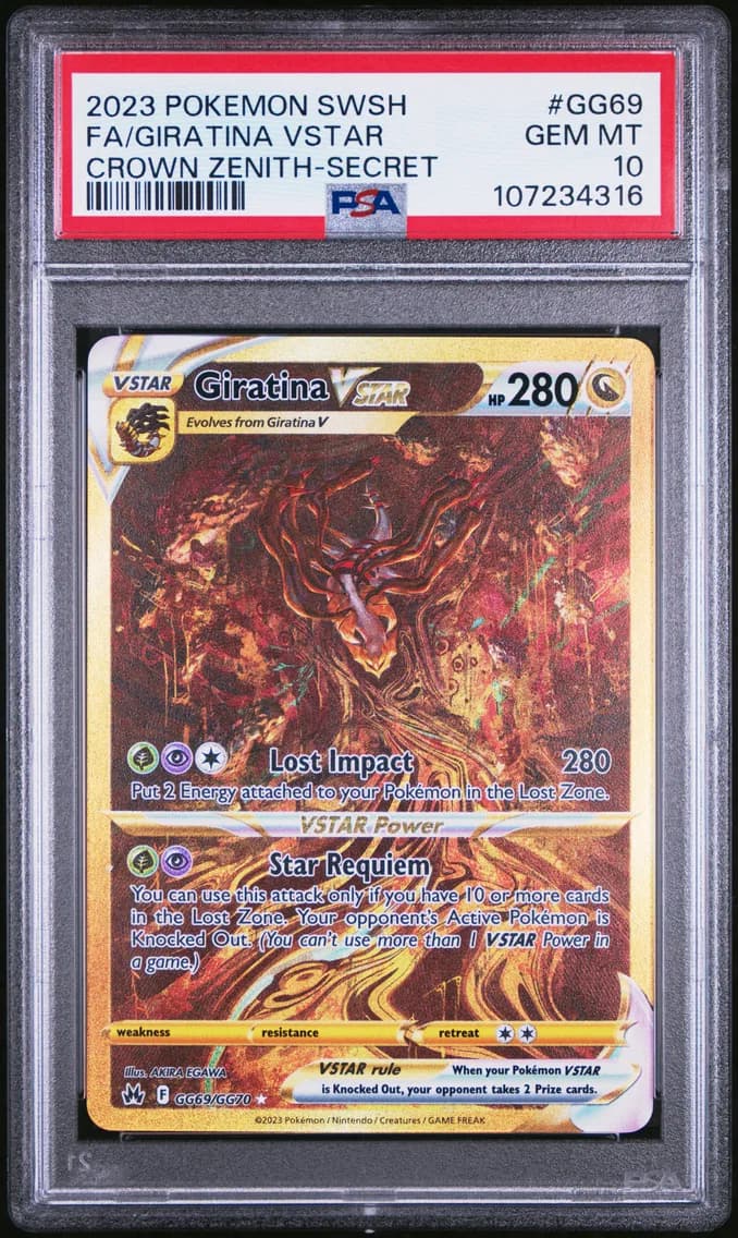 Full Art/Giratina Vstar, PSA 10