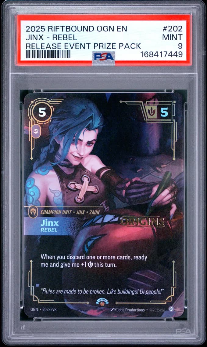 Jinx - Rebel, PSA 9