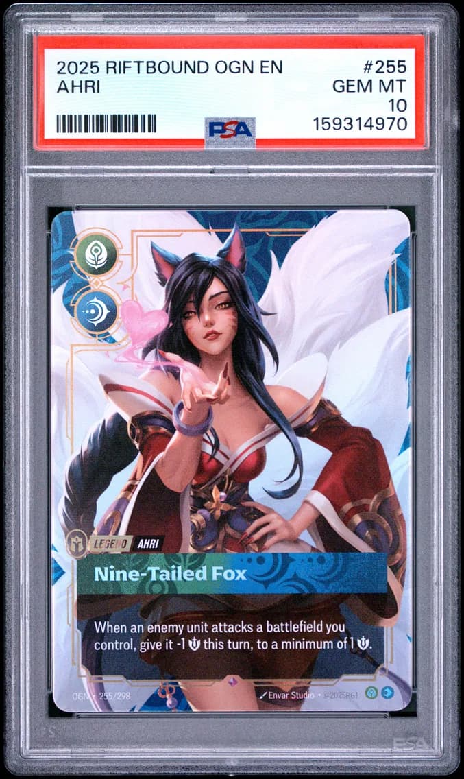 Ahri - Nine-Tailed Fox, PSA 10