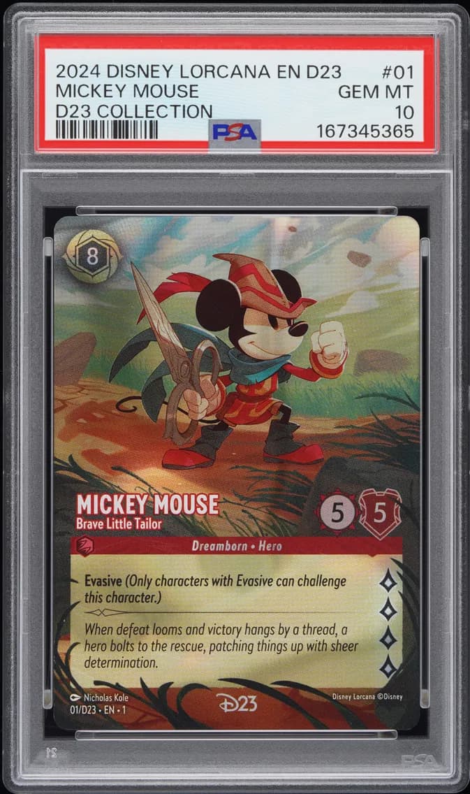 Mickey Mouse - Brave Little Tailor, PSA 10