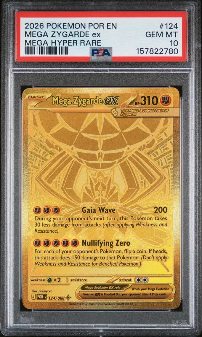 Mega Zygarde EX, PSA 10