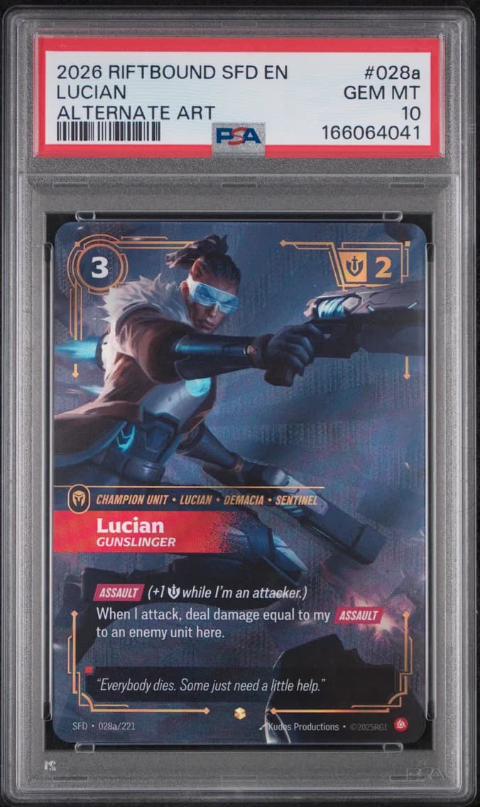 Lucian - Gunslinger, PSA 10