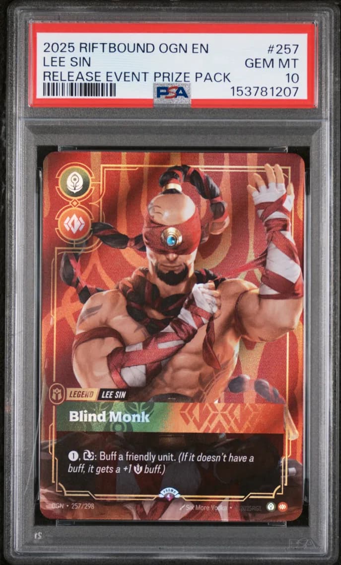 Lee Sin - Blind Monk, PSA 10