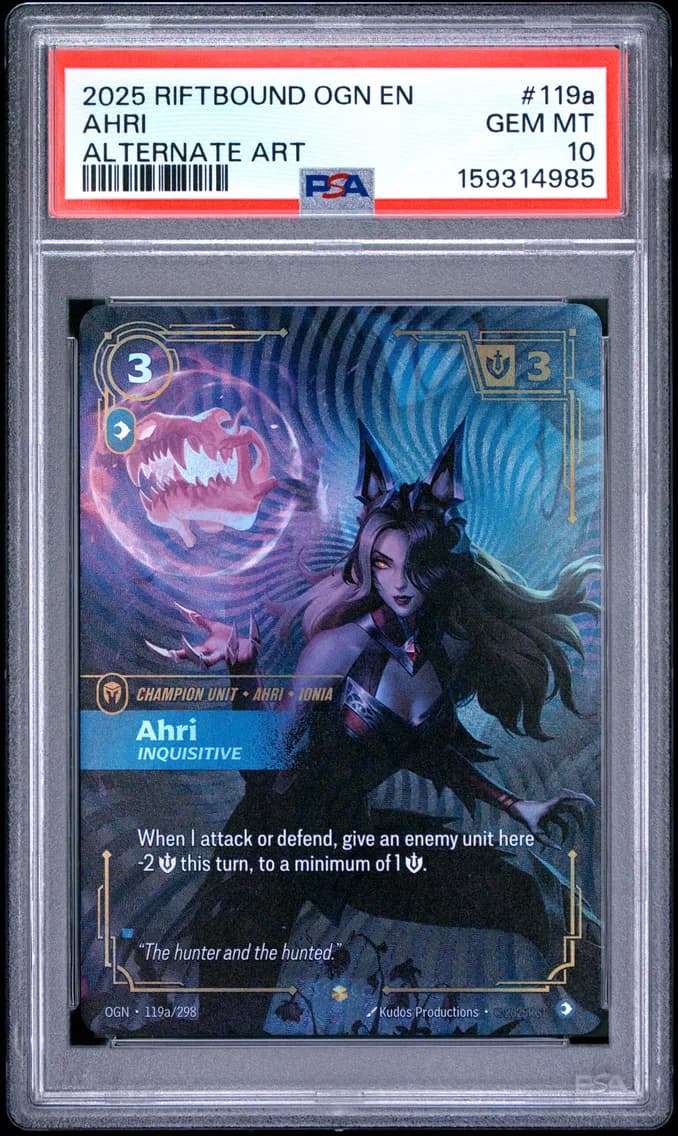 Ahri - Inquisitive, PSA 10