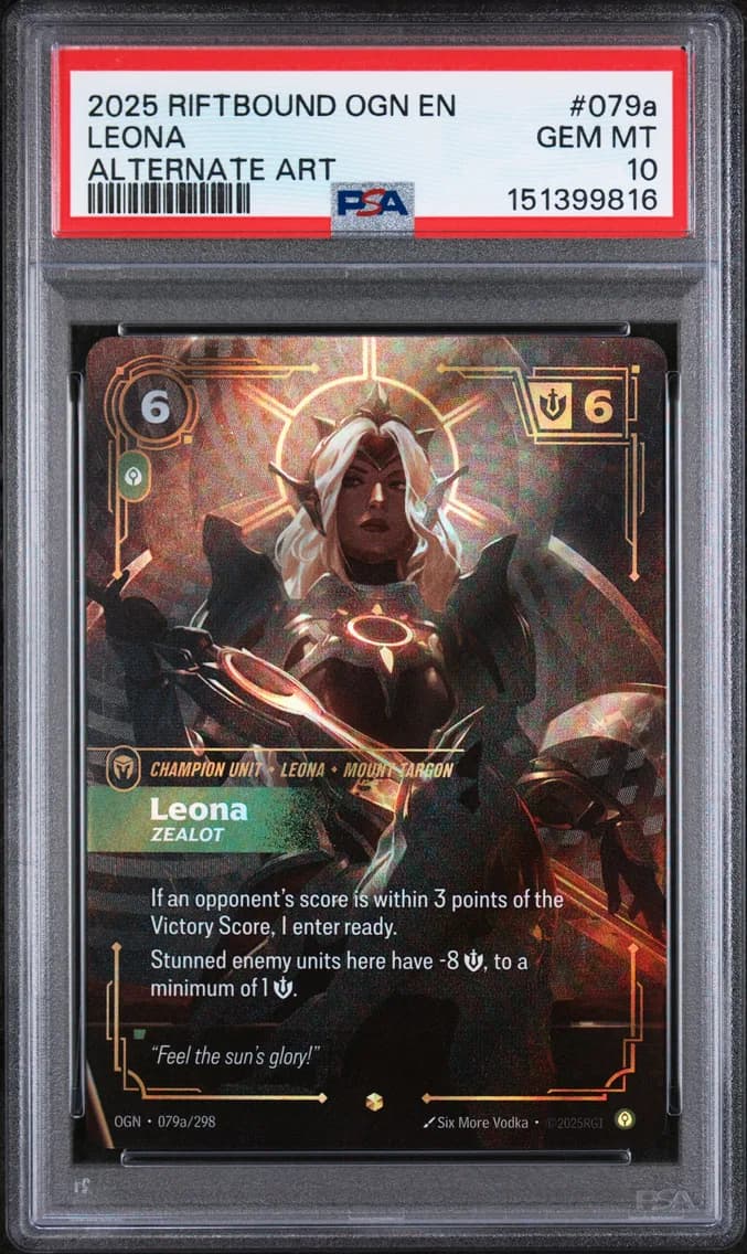 Leona - Zealot, PSA 10