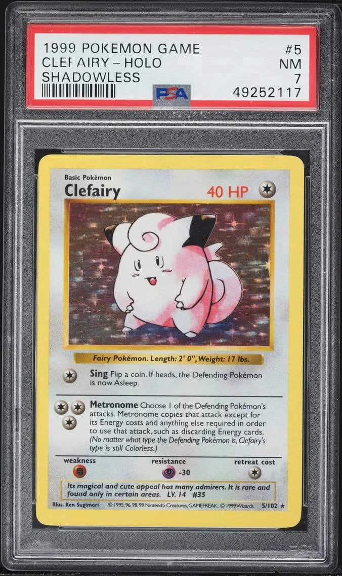 Clefairy-Holo, PSA 7