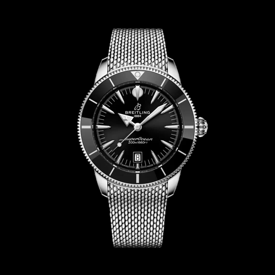 Breitling Superocean Heritage B31 Automatic 44mm - Black on Bracelet, TEDDY BALDASSARRE 10