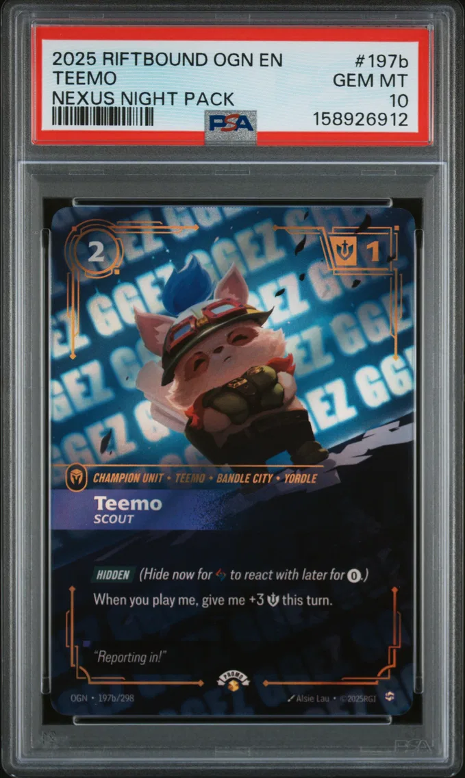 Teemo - Scout, PSA 10
