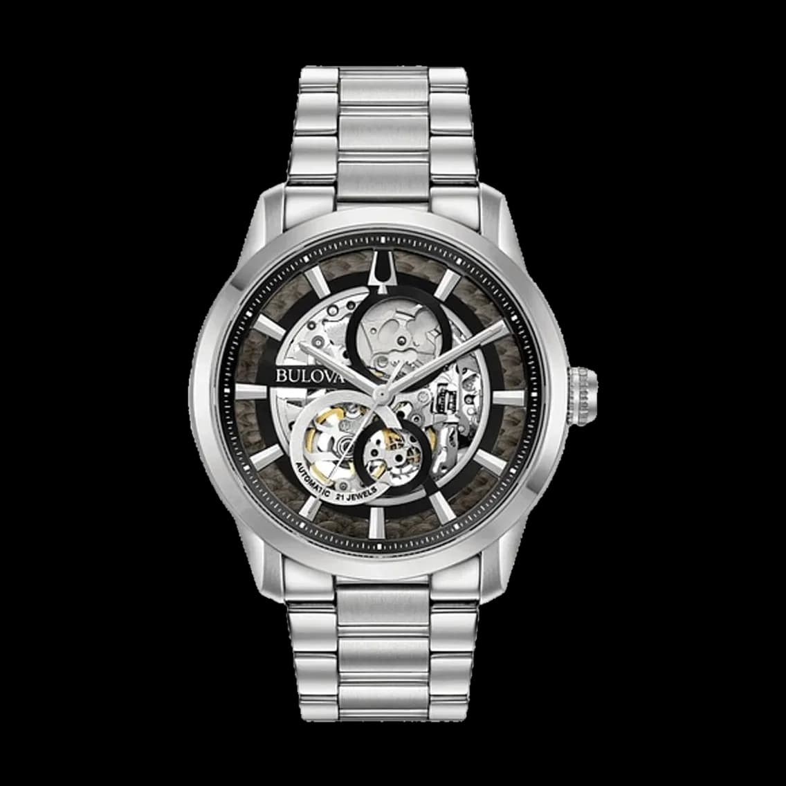 Bulova Sutton 43mm - Black Skeleton on Bracelet, TEDDY BALDASSARRE 10