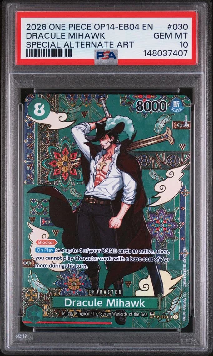 Dracule Mihawk, PSA 10