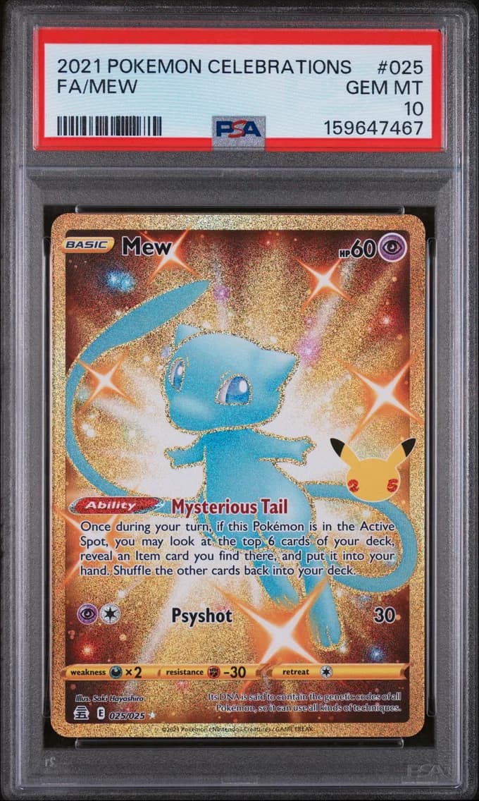 Full Art/Mew, PSA 10