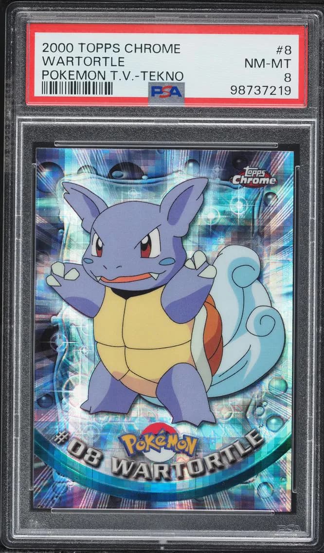 Wartortle, PSA 8