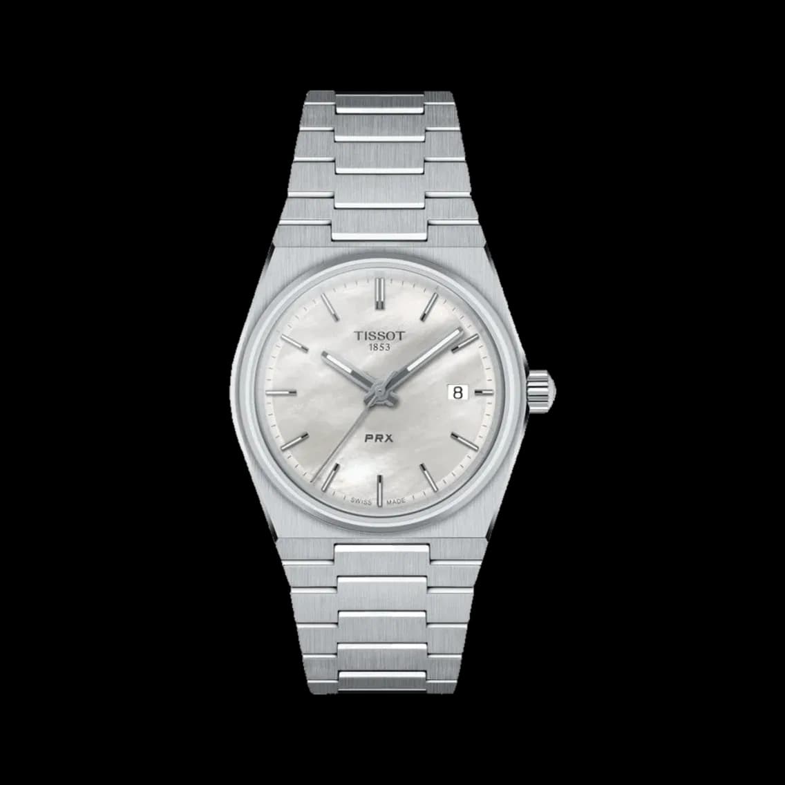 Tissot PRX Quartz 35mm - White, Mother-of-Pearl on Bracelet, TEDDY BALDASSARRE 10