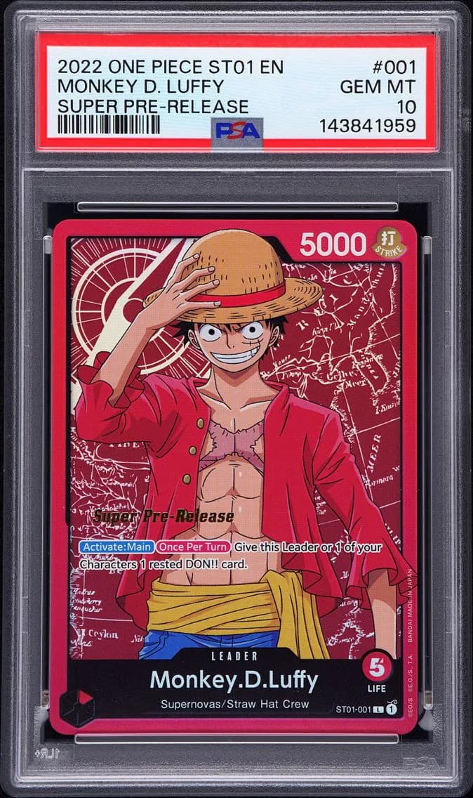 Monkey D. Luffy, PSA 10