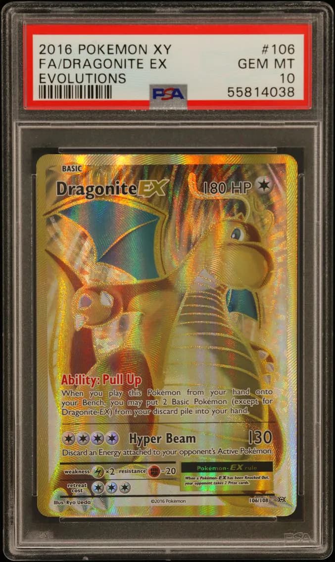 Full Art/Dragonite EX, PSA 10
