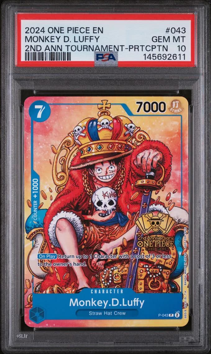 Monkey D. Luffy, PSA 10