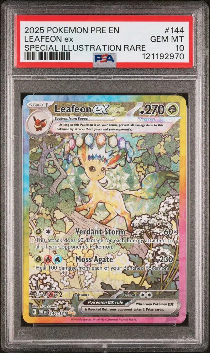 Leafeon EX, PSA 10
