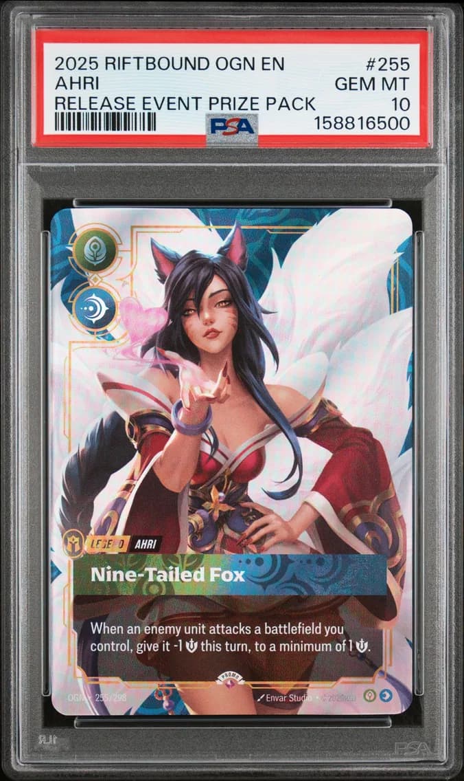 Ahri - Nine-Tailed Fox, PSA 10