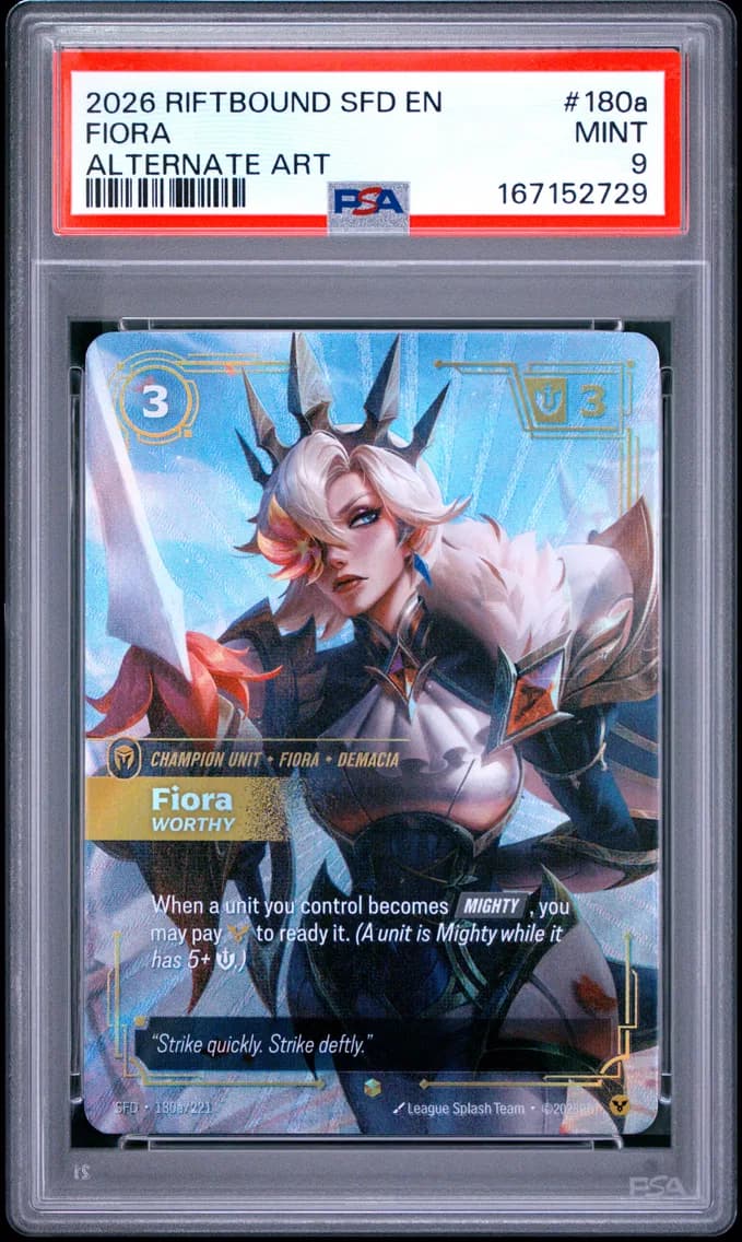 Fiora - Worthy, PSA 9