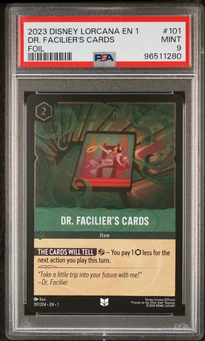 DR. Facilier's Cards, PSA 9