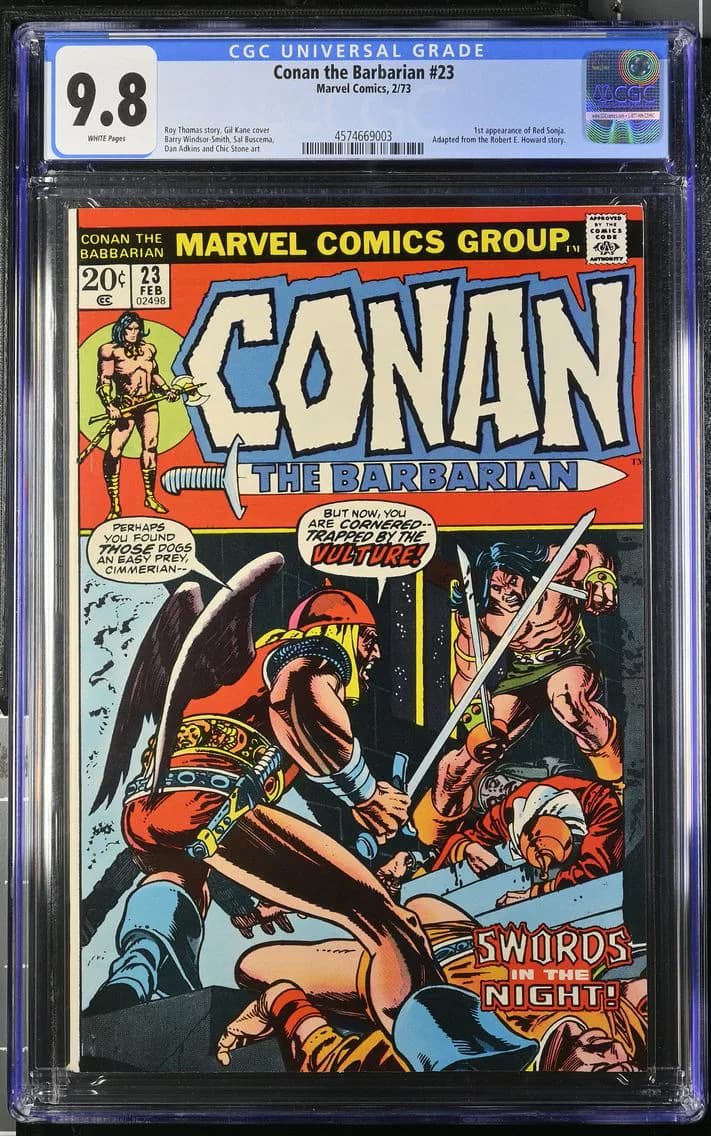 1973 Conan the Barbarian #23, CGC 9.8
