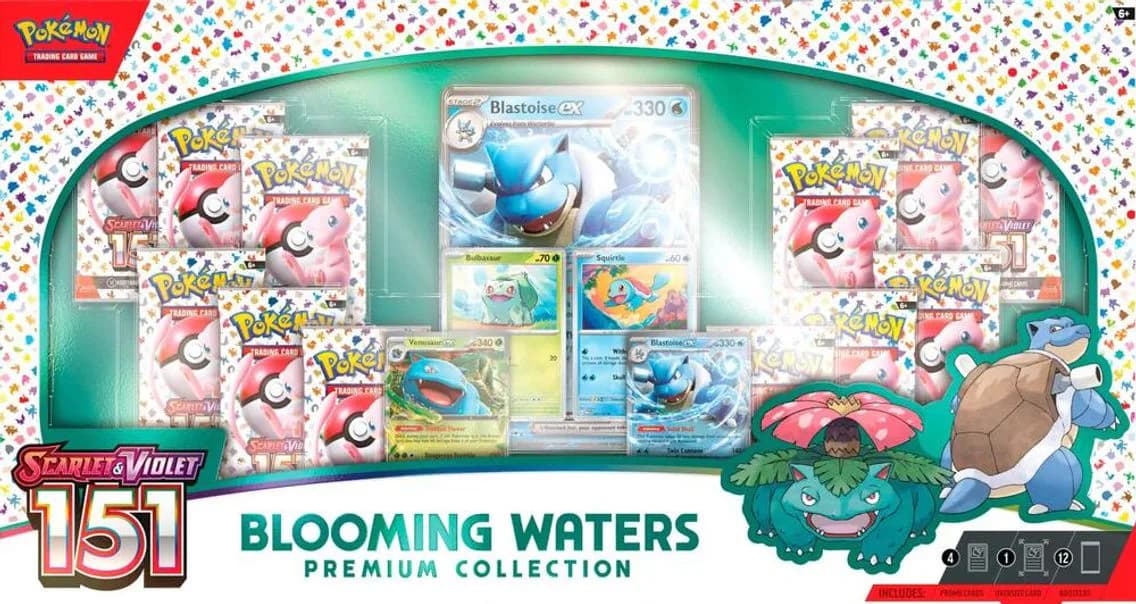 Pokemon TCG: Blooming Waters 151 Premium Collection, 