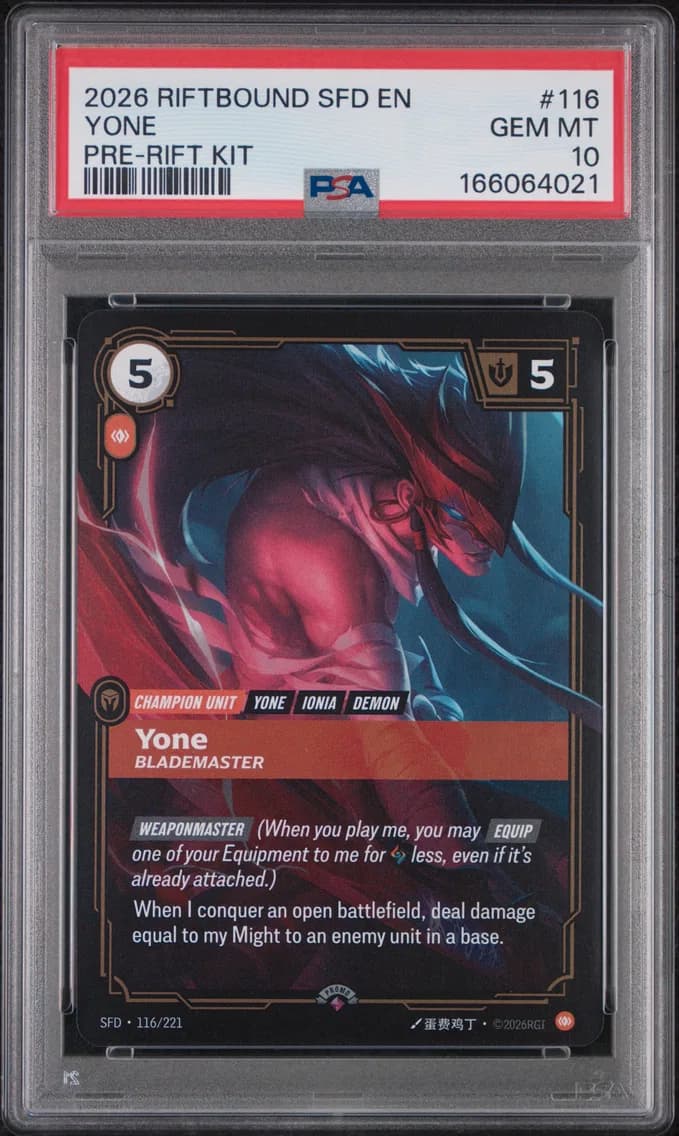 Yone - Blademaster, PSA 10