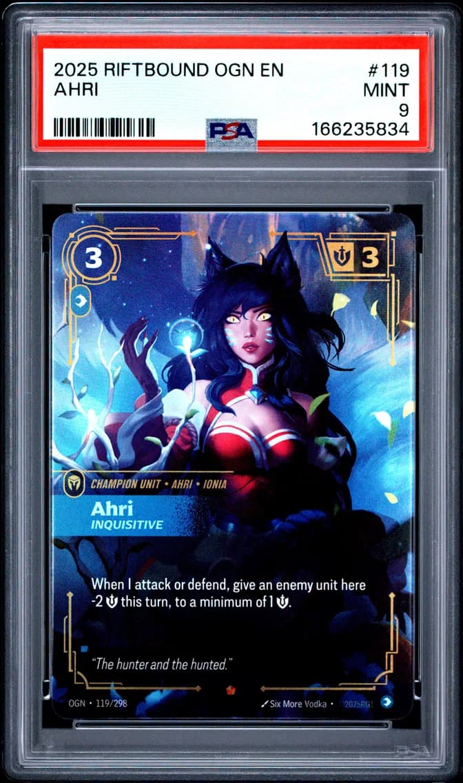 Ahri - Inquisitive, PSA 9