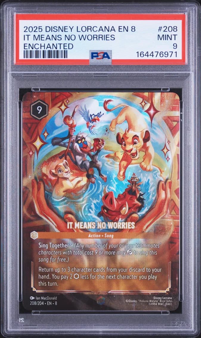 It Means No Worries, PSA 9