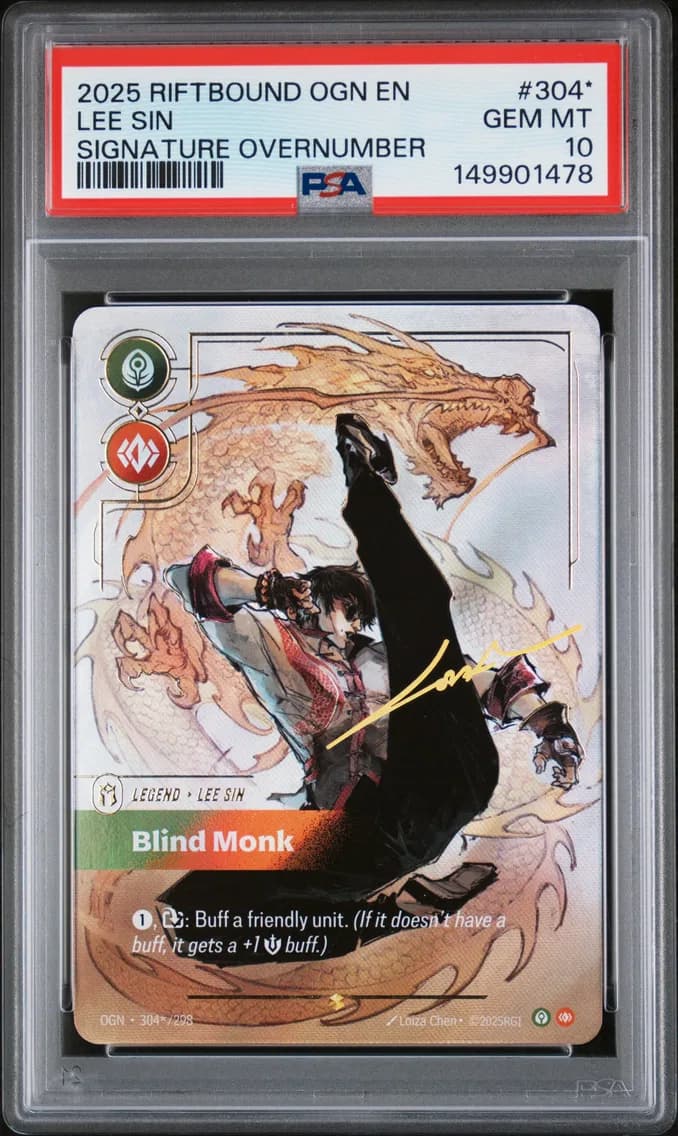 Lee Sin - Blind Monk, PSA 10