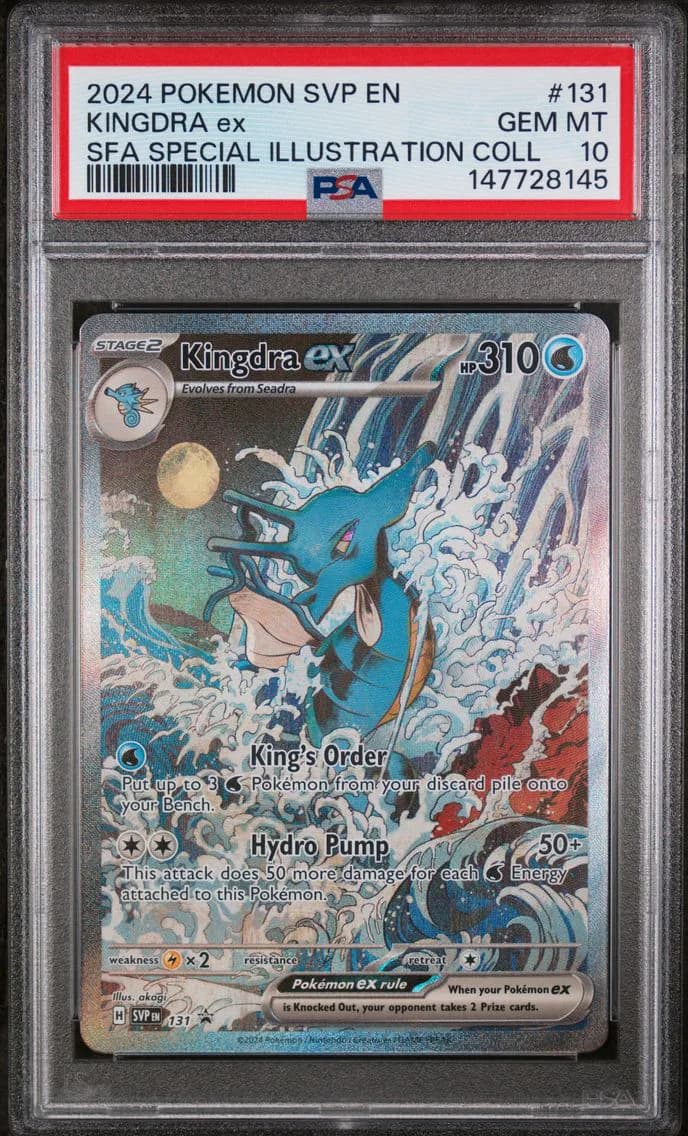 Kingdra EX, PSA 10