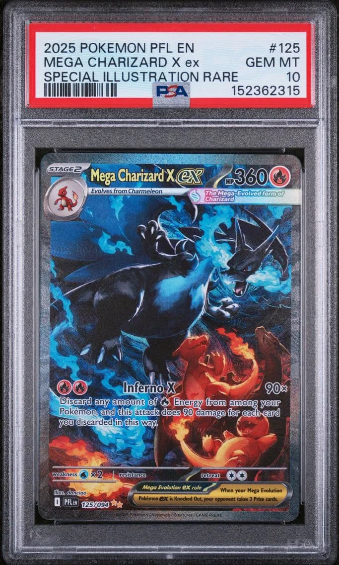 Mega Charizard X EX, PSA 10