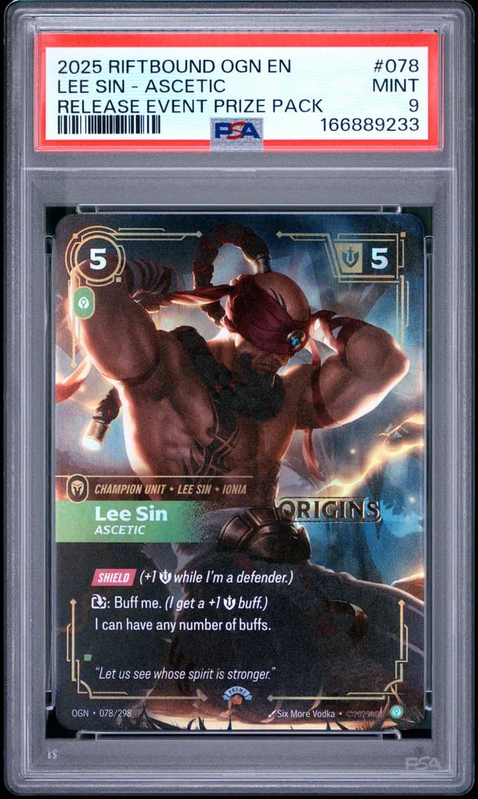 Lee Sin - Ascetic, PSA 9