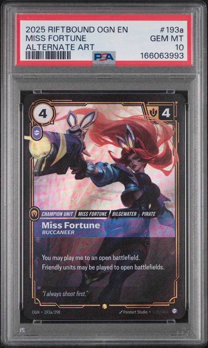 Miss Fortune - Buccaneer, PSA 10