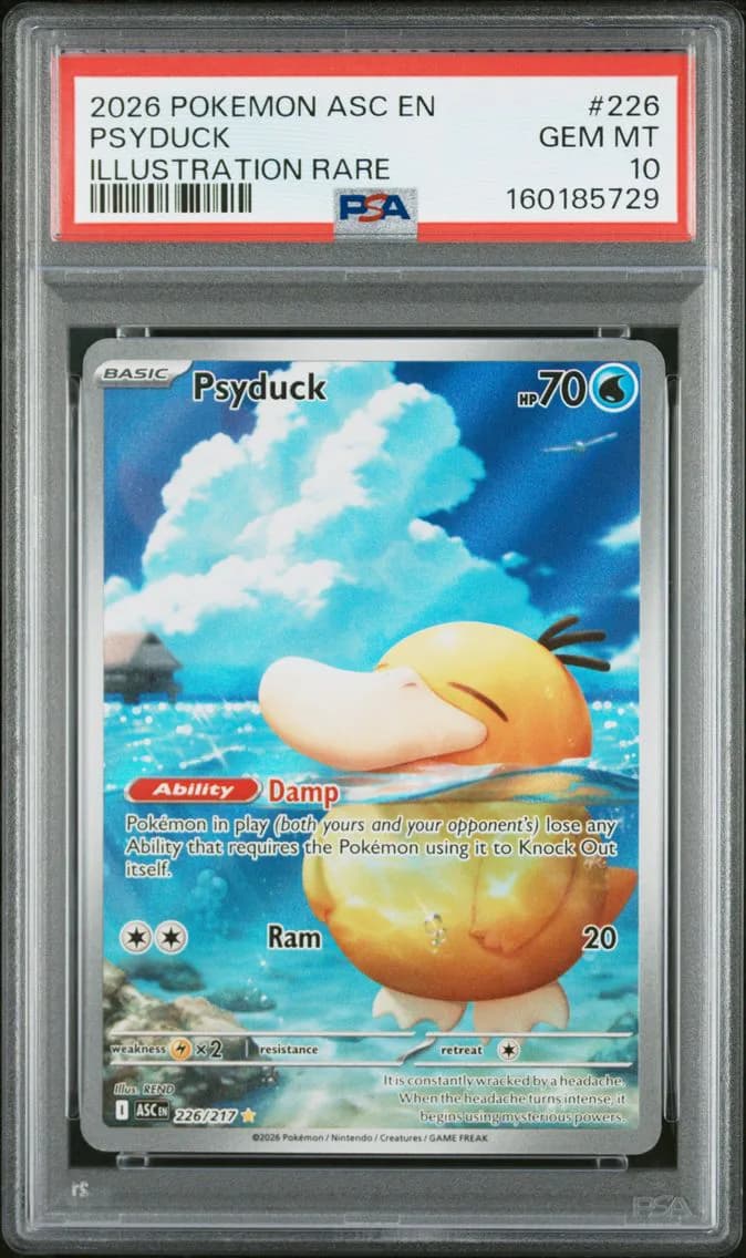 Psyduck, PSA 10