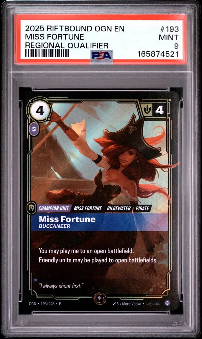 Miss Fortune - Buccaneer, PSA 9